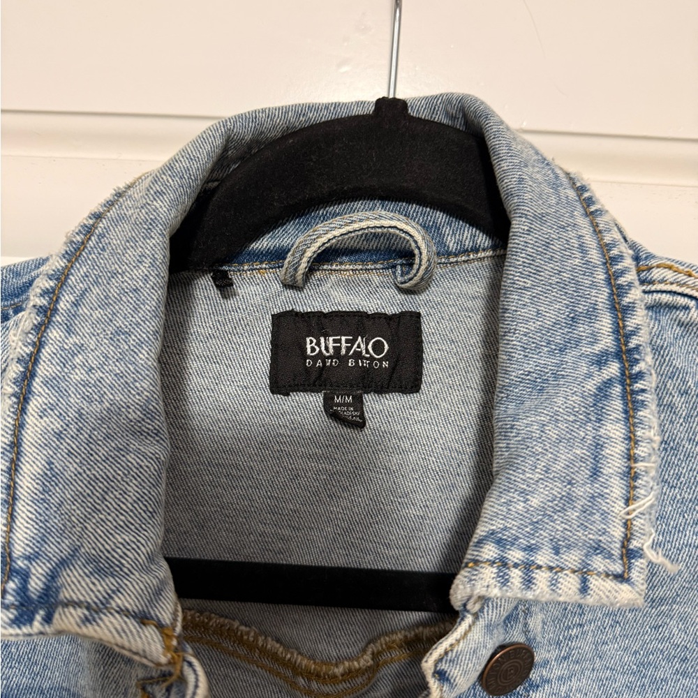 Buffalo David Bitton Light Blue Denim Jacket - Picture 3 of 4